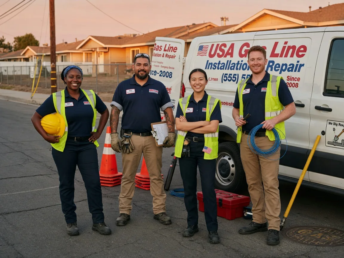 Gas Line Installation company in Starlight, PA